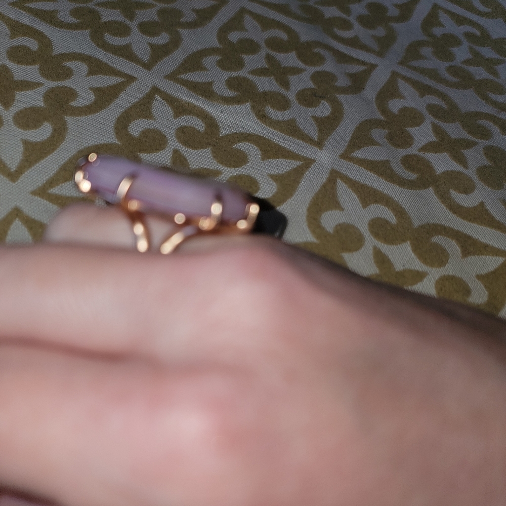 Kendra Scott Megan Pink Mother of Pearl Ring Size 6 - Picture 5 of 15